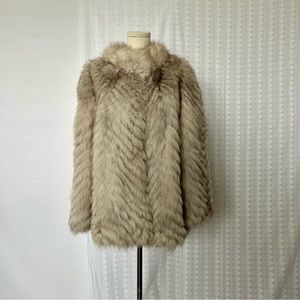 Vintage fox fur jacket